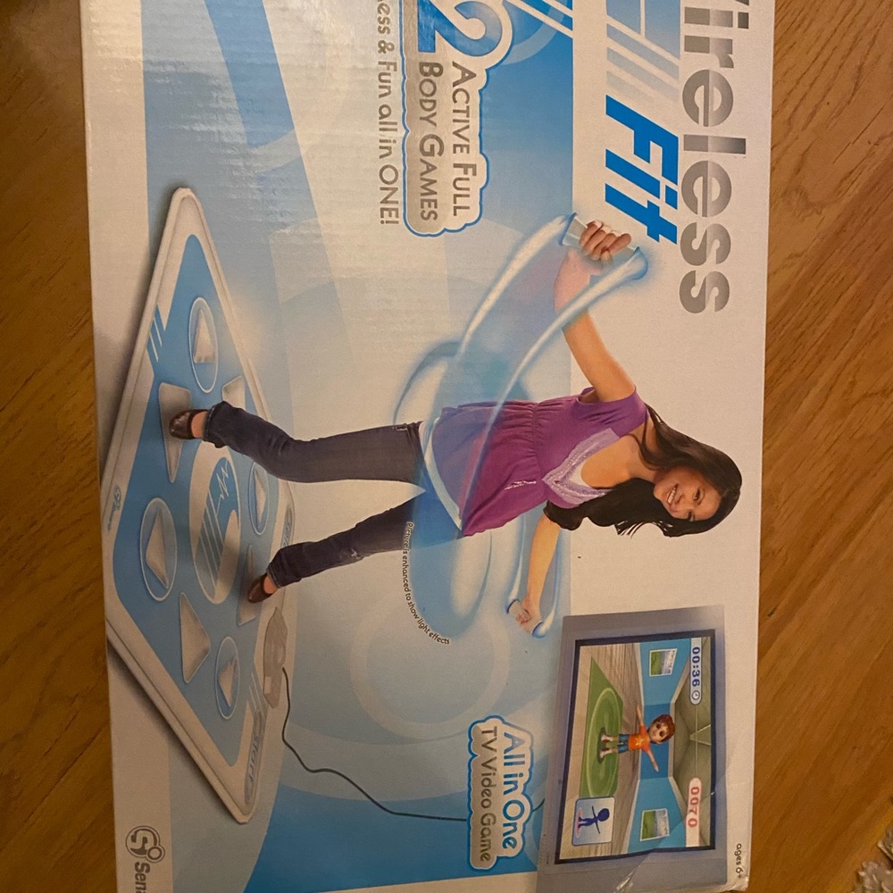 Wireless fit TV video game